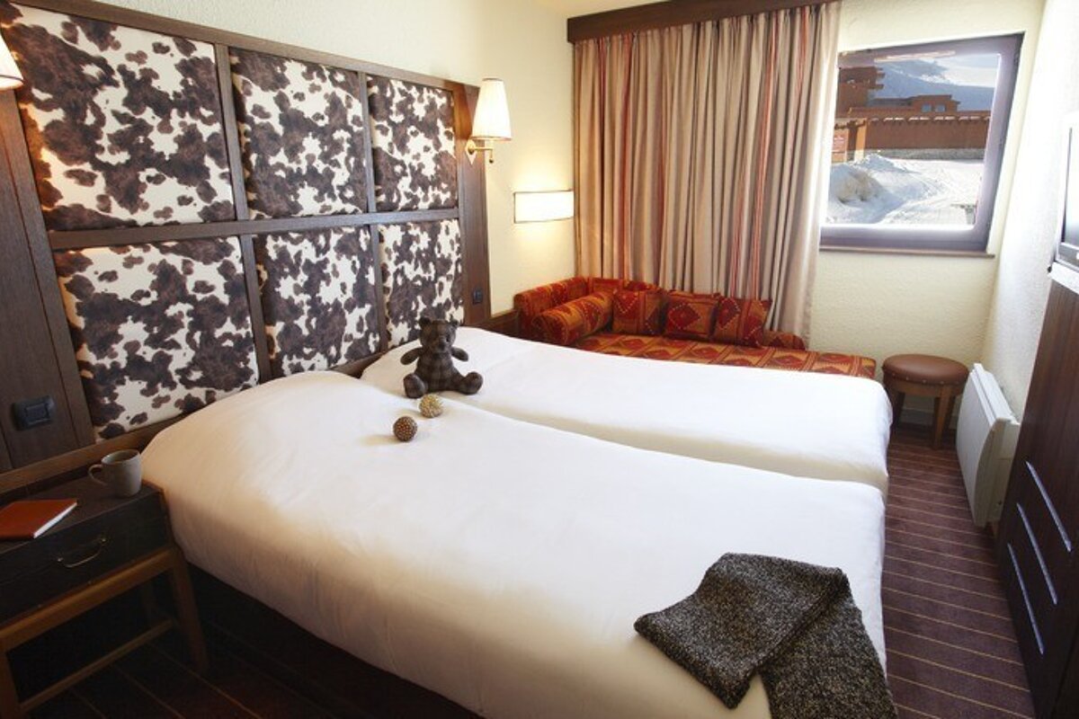 Club Med Hotel, Aime La Plagne double bedroom