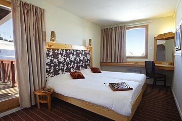Club Med Hotel, Aime La Plagne double bedroom