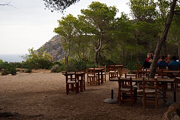 A remote restaurant in Ibiza