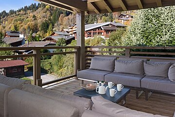Annapurna A303 Penthouse Apartment, Les Gets terrace