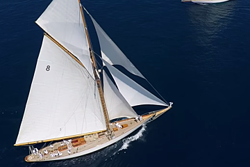 sailing yacht at Antibes