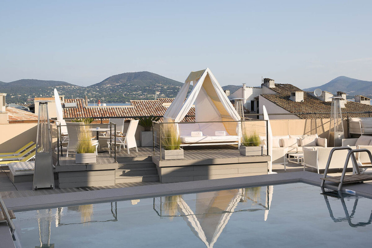 Hotel de Paris, Saint Tropez outdoor swimming pool