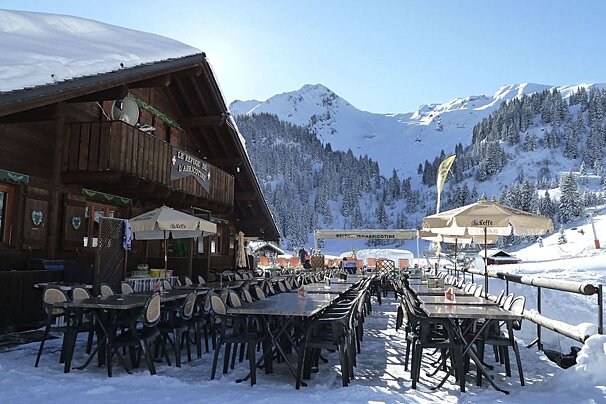 L'Abricotine Refuge, Avoriaz exterior