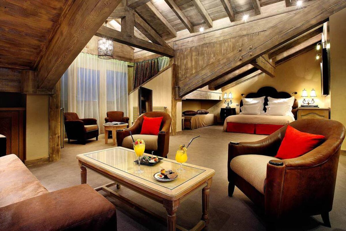 a picture of a hotel suite at Le Lana Hotel, Courchevel