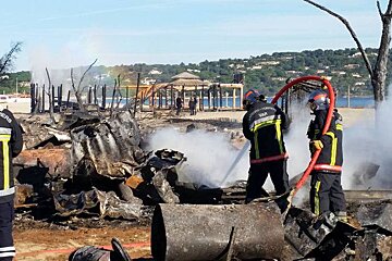 Holiday Bungalows at Kon-Tiki Campsite Go Up in Flames