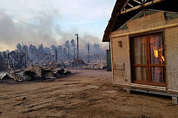 Holiday Bungalows at Kon-Tiki Campsite Go Up in Flames