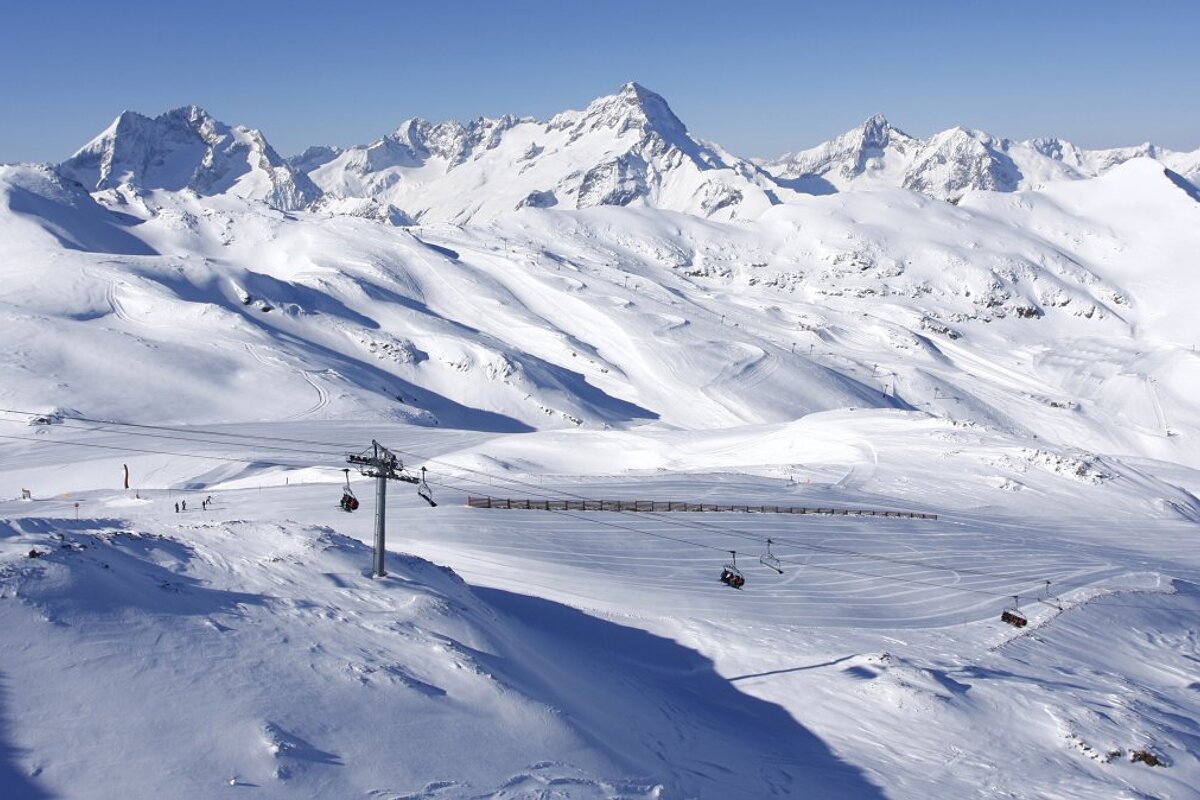 ski lifts & pistes in les deux alpes