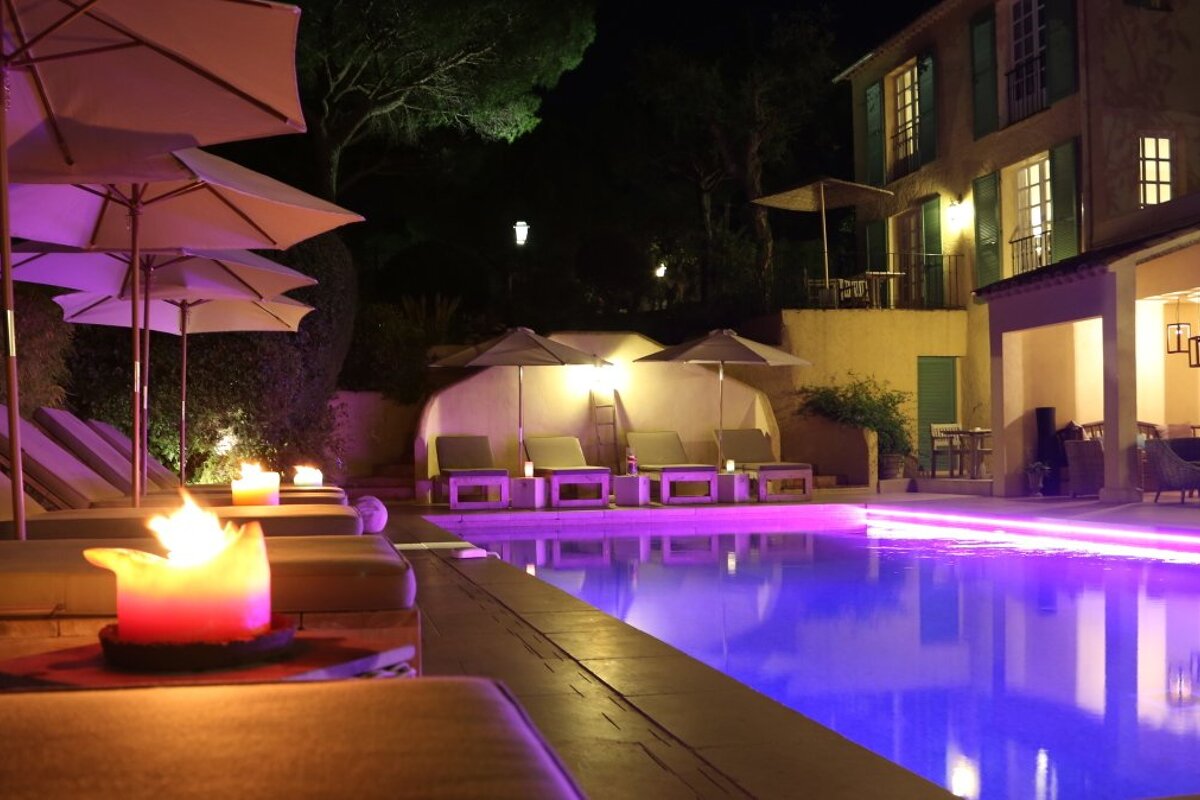 La Bastide d'Antoine Hotel, nr Saint Tropez outdoor swimming pool