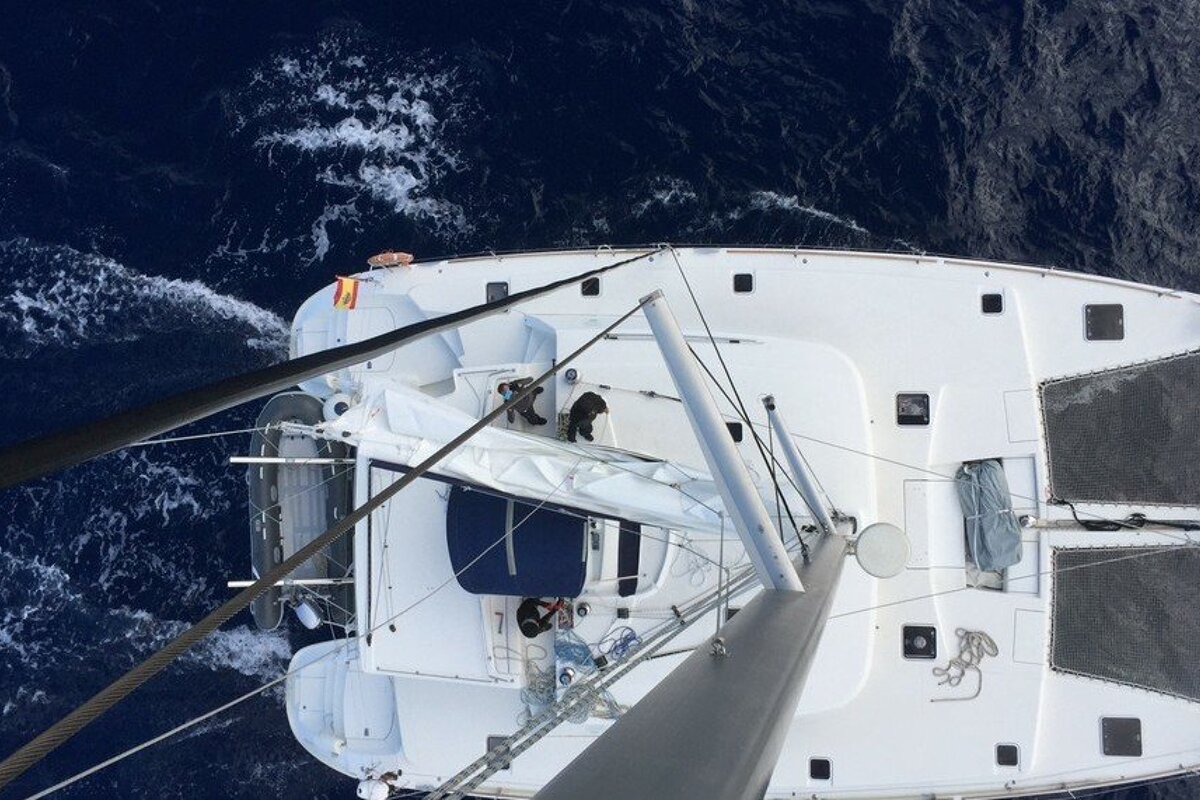 Lagoon 500 15.5m Catamaran, Mallorca Island deck