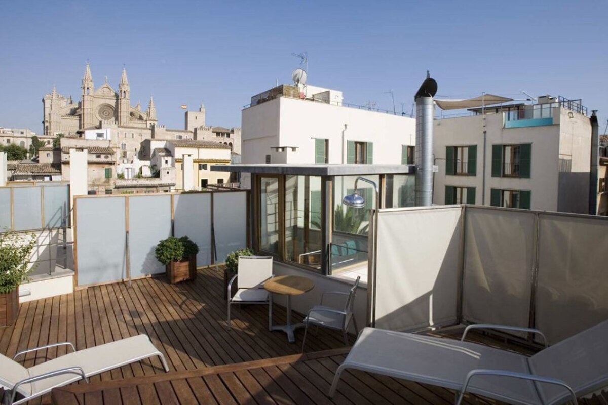 Tres Hotel, Palma de Mallorca view