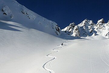 Fresh snow and cold temperatures in Val d'Isere