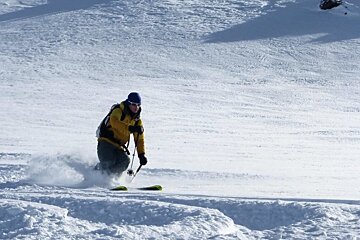 Fresh snow and cold temperatures in Val d'Isere