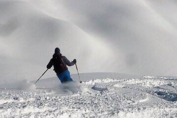 Fresh snow and cold temperatures in Val d'Isere
