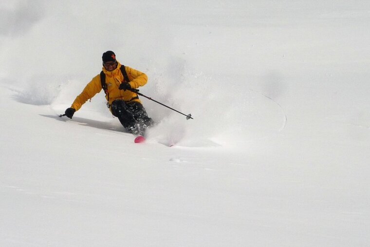 Fresh snow and cold temperatures in Val d'Isere