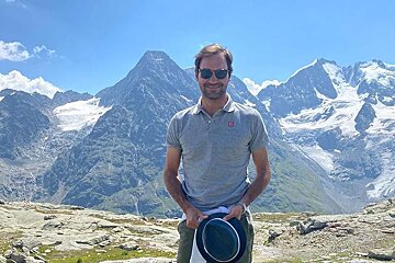 Roger Federer holidays in Verbier this summer