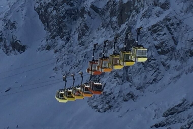 Fantastic snow conditions in La Grave