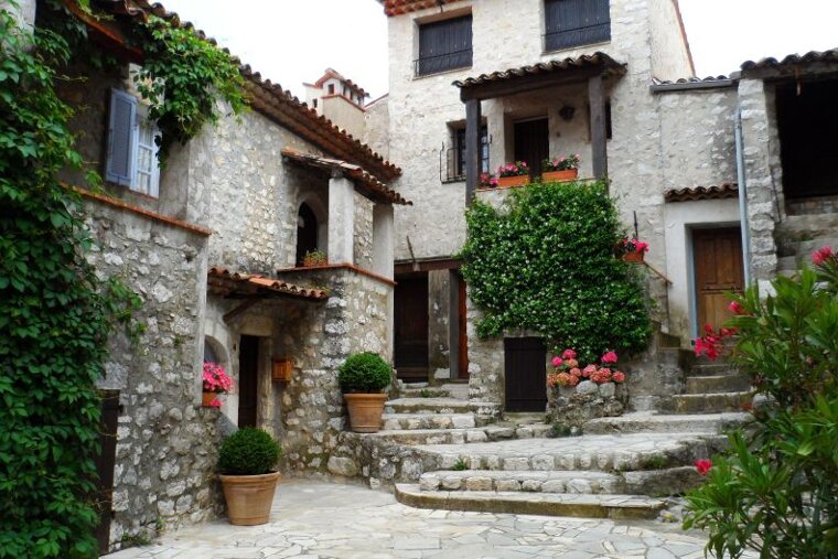 the village of Gourdon near Nice