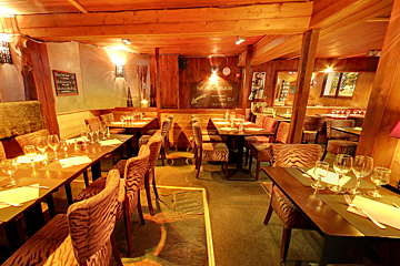 Le Lodge Restaurant, Val d'Isere interior
