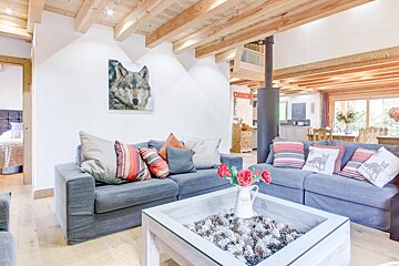 Quatre Saison Chalet, Morzine lounge