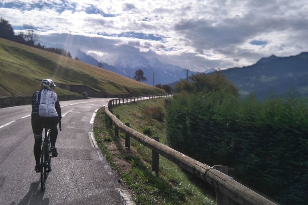 Road Biking up to Plaine Joux, Passy