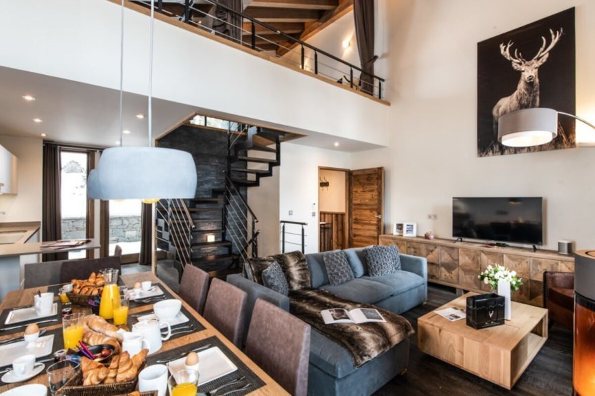 Yellowstone Lodge - No.1 Chalet, La Tania lounge