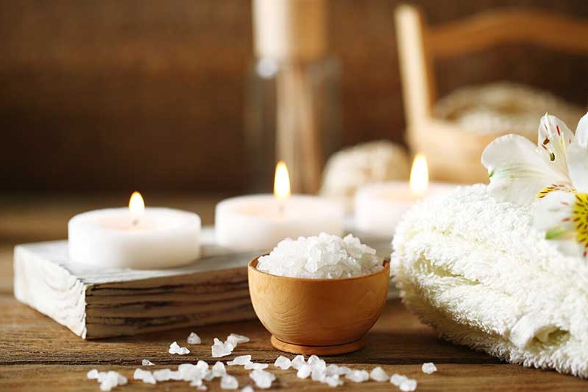 Spa setting at Hotel Arcadien