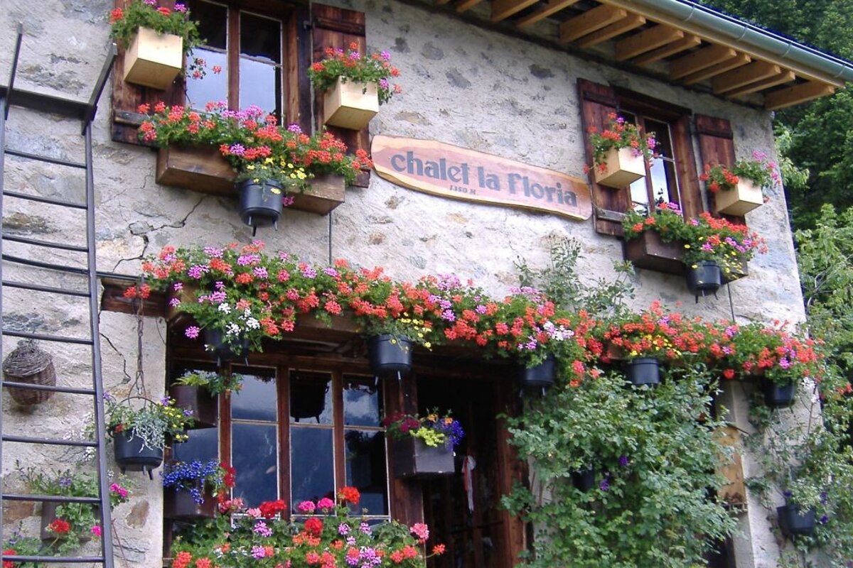 Mountain chalet restaurant in Chamonix