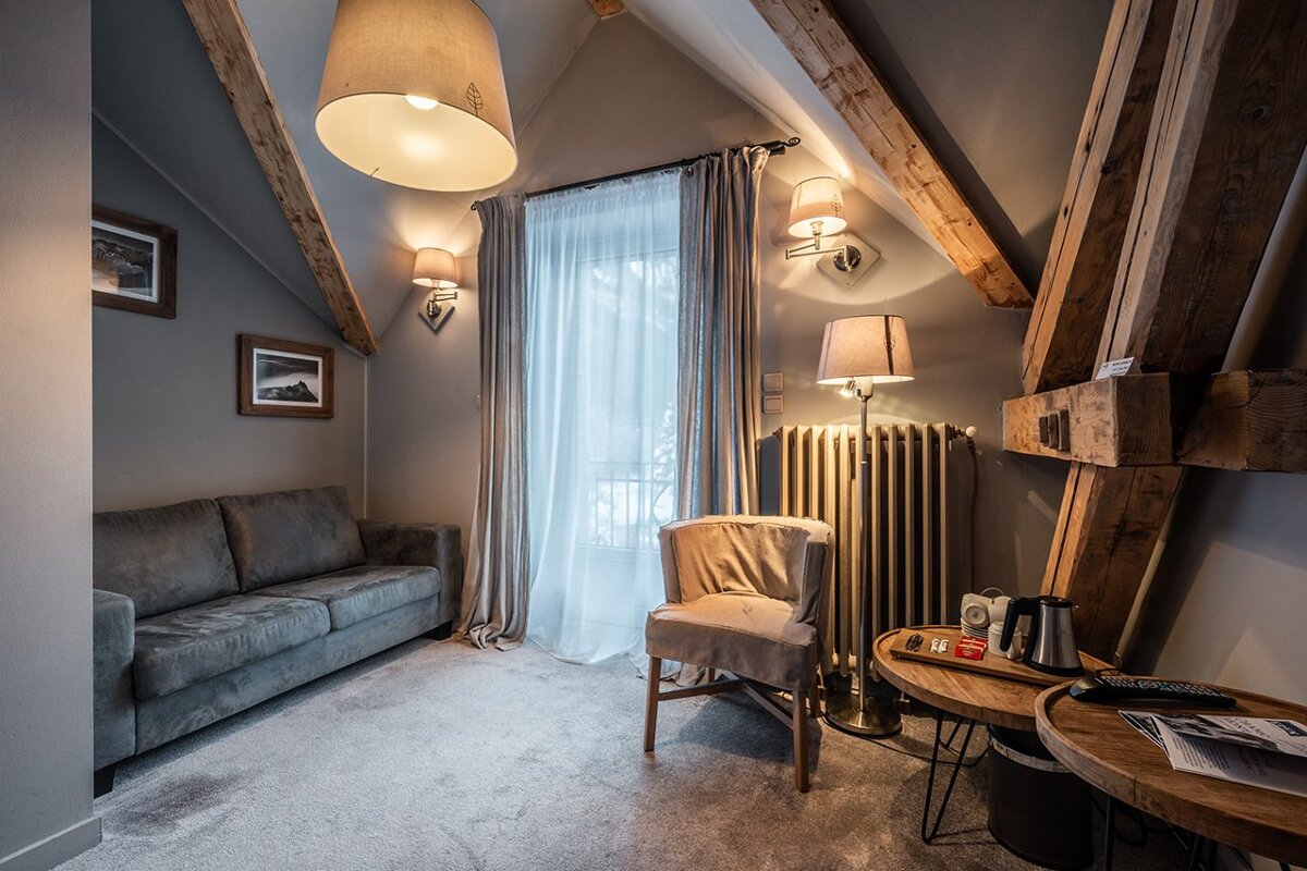 a picture of a hotel suite at Eden Hotel, Chamonix - Les Praz