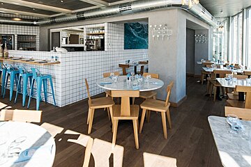 Le Panoramique Restaurant, Mer de Glace interior