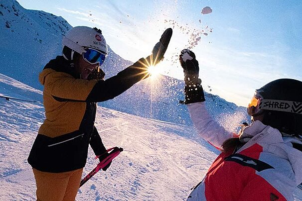 Night Skiing in Val Thorens