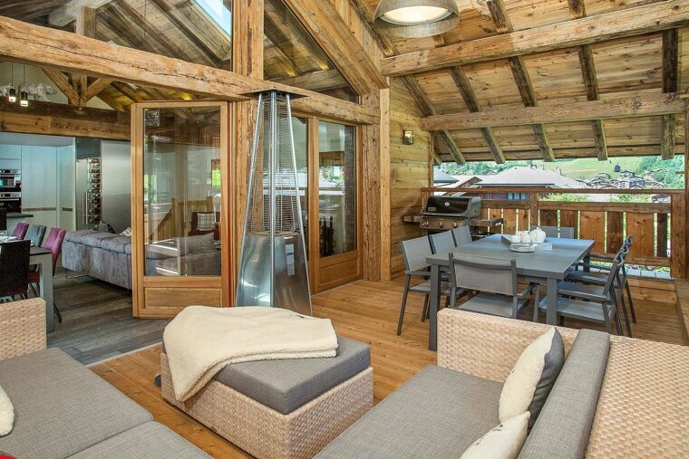 The Townhouse Apartment, Morzine terrace