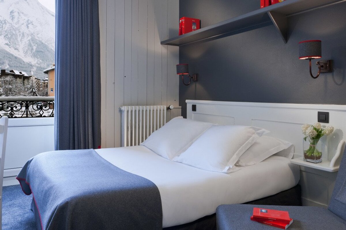 Faucigny Hotel, Chamonix double bedroom