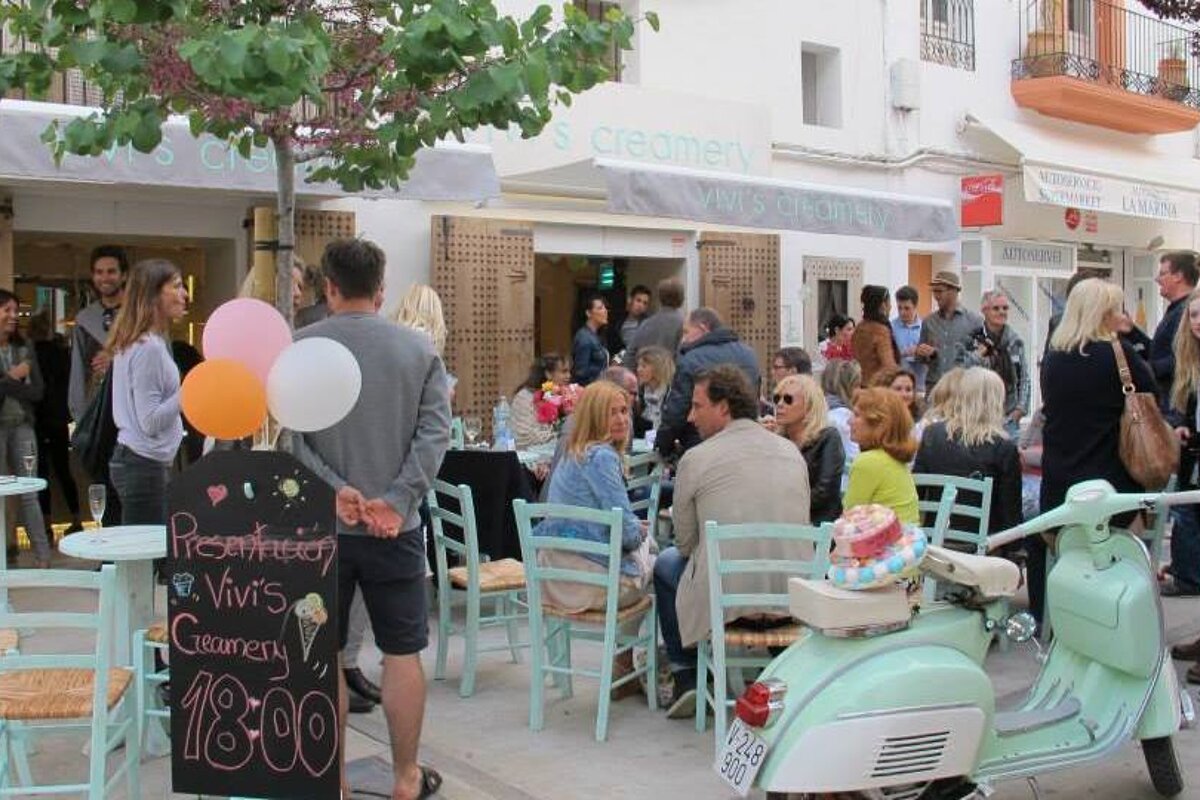 Vivi's Creamery Cafe, Ibiza Town exterior
