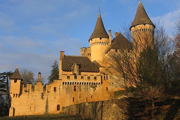 an exterior view of Chateau de Puymartin, Sarlat-la-Canada