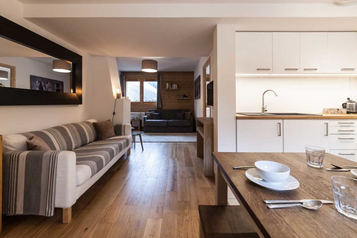 Florimont No.2 Apartment, Morzine kitchen