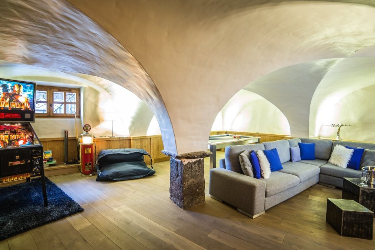 La Ferme de mon Grand-Pere Chalet, Meribel Centre games room