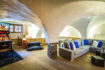 La Ferme de mon Grand-Pere Chalet, Meribel Centre games room