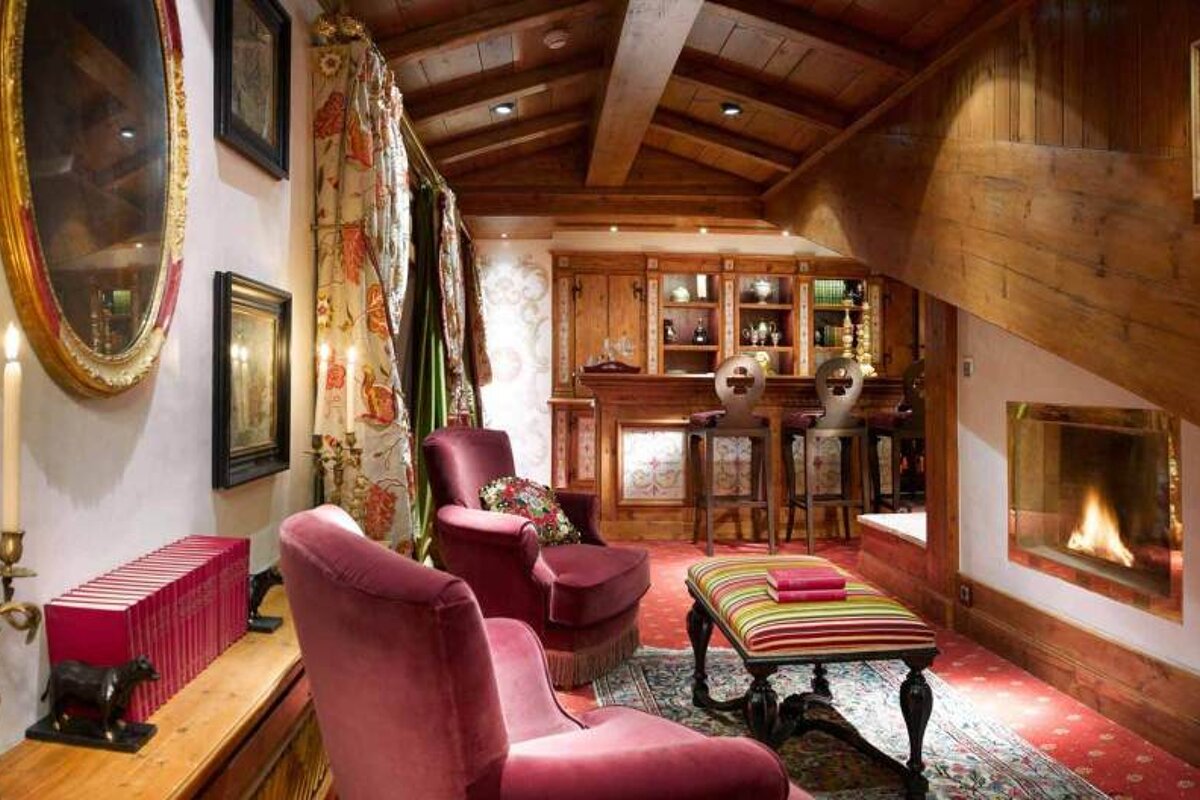 a picture of a hotel suite at Les Airelles Hotel, Courchevel