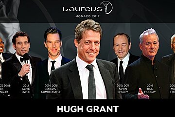 image of previous hosts for laureus world sports awards
