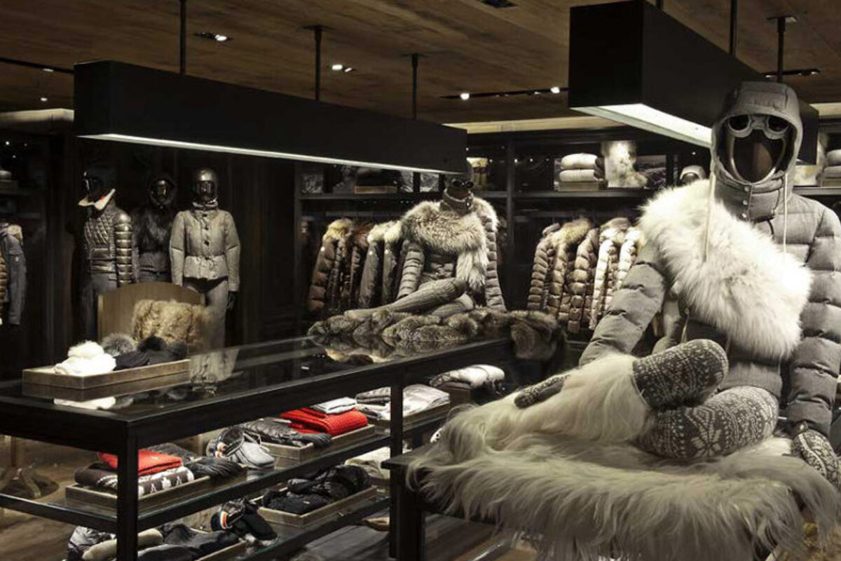 Moncler Boutique, Courchevel shop interior