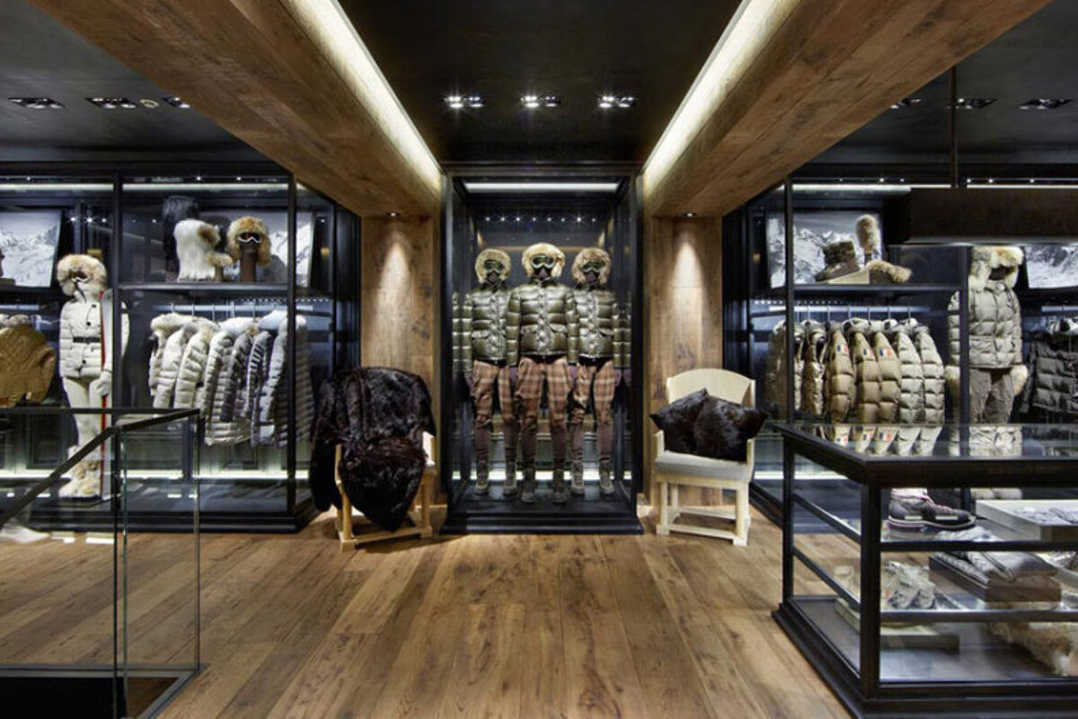 Moncler Boutique, Courchevel shop interior