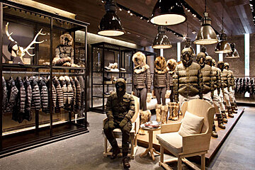 Moncler Boutique, Courchevel shop interior