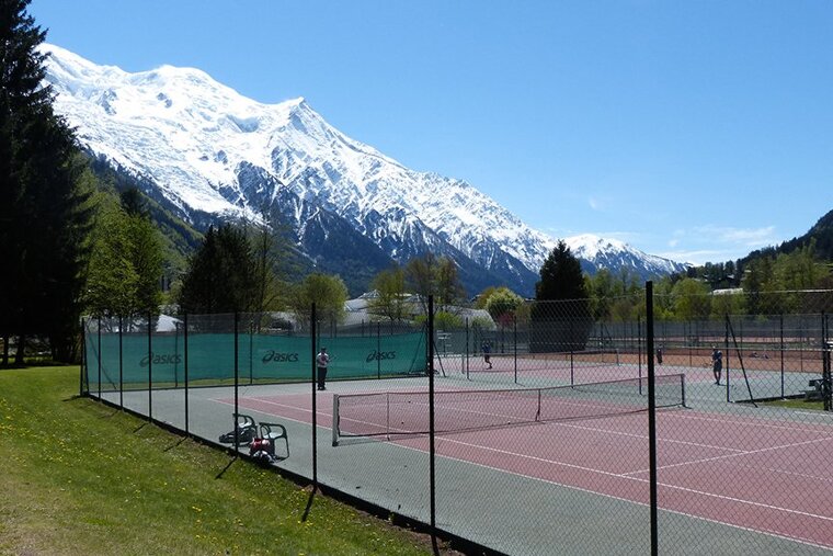 tennis courts in Chamonix