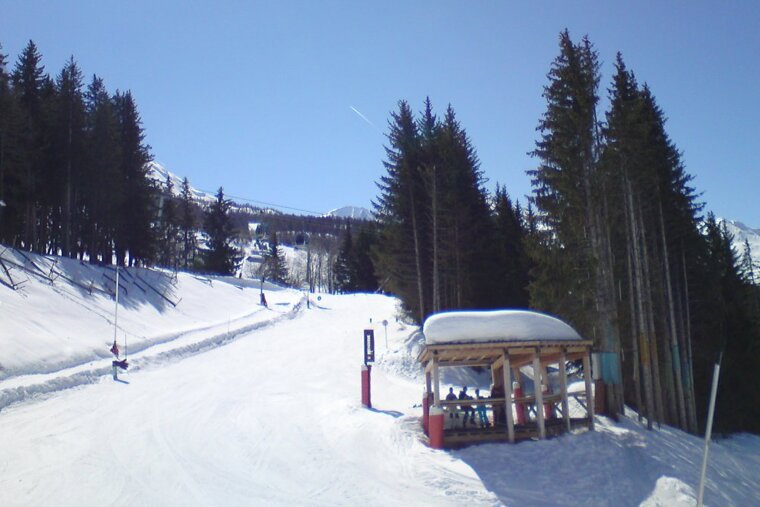 The halcyon days of spring in Les Arcs