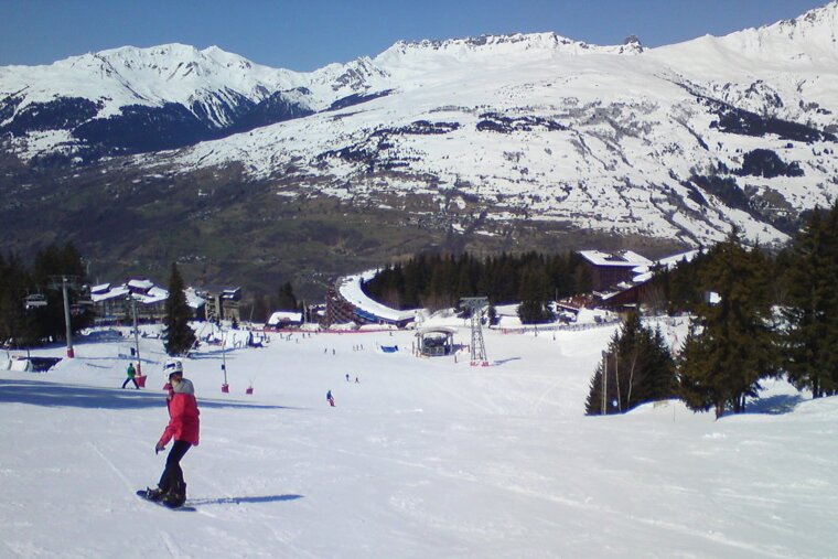The halcyon days of spring in Les Arcs