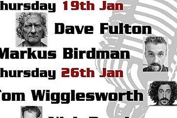 a poster for a stand up night