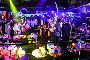 The interior of the club