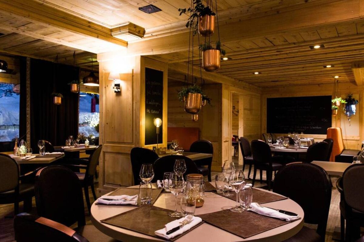 La Marmotte - La Tapiaz Hotel & Spa, Les Gets hotel restaurant