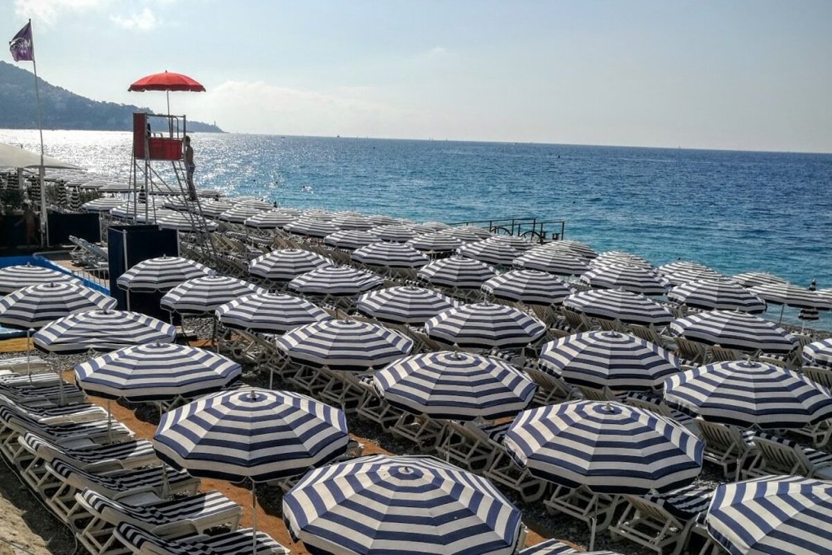 Ruhl Plage Beach Club, Nice beach
