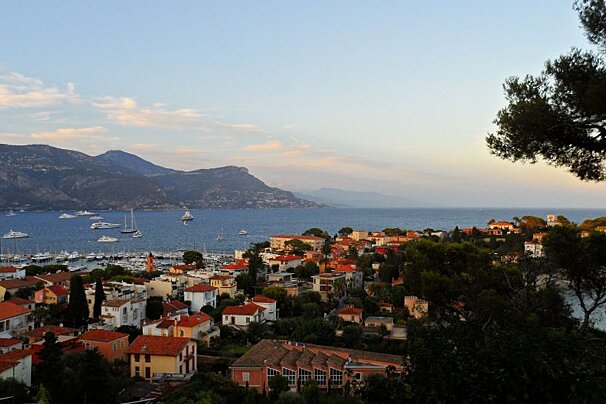 a small town by the sea in Nice